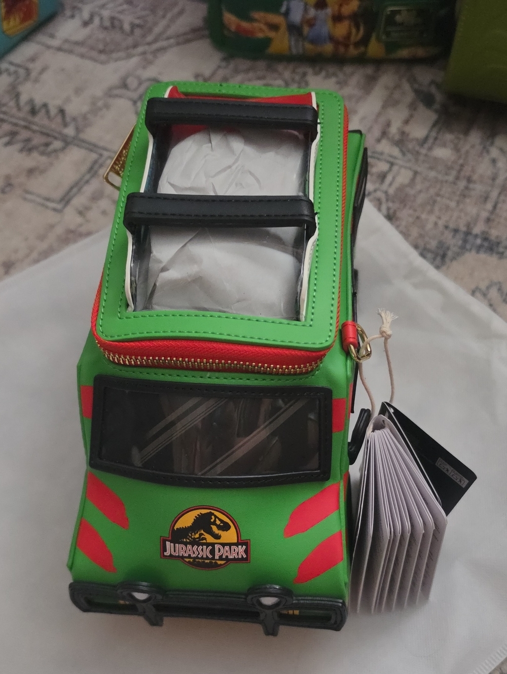 NWT Jurassic Park Loungefly Crossbody. Sold Out Exclusive. Dustbag Too.